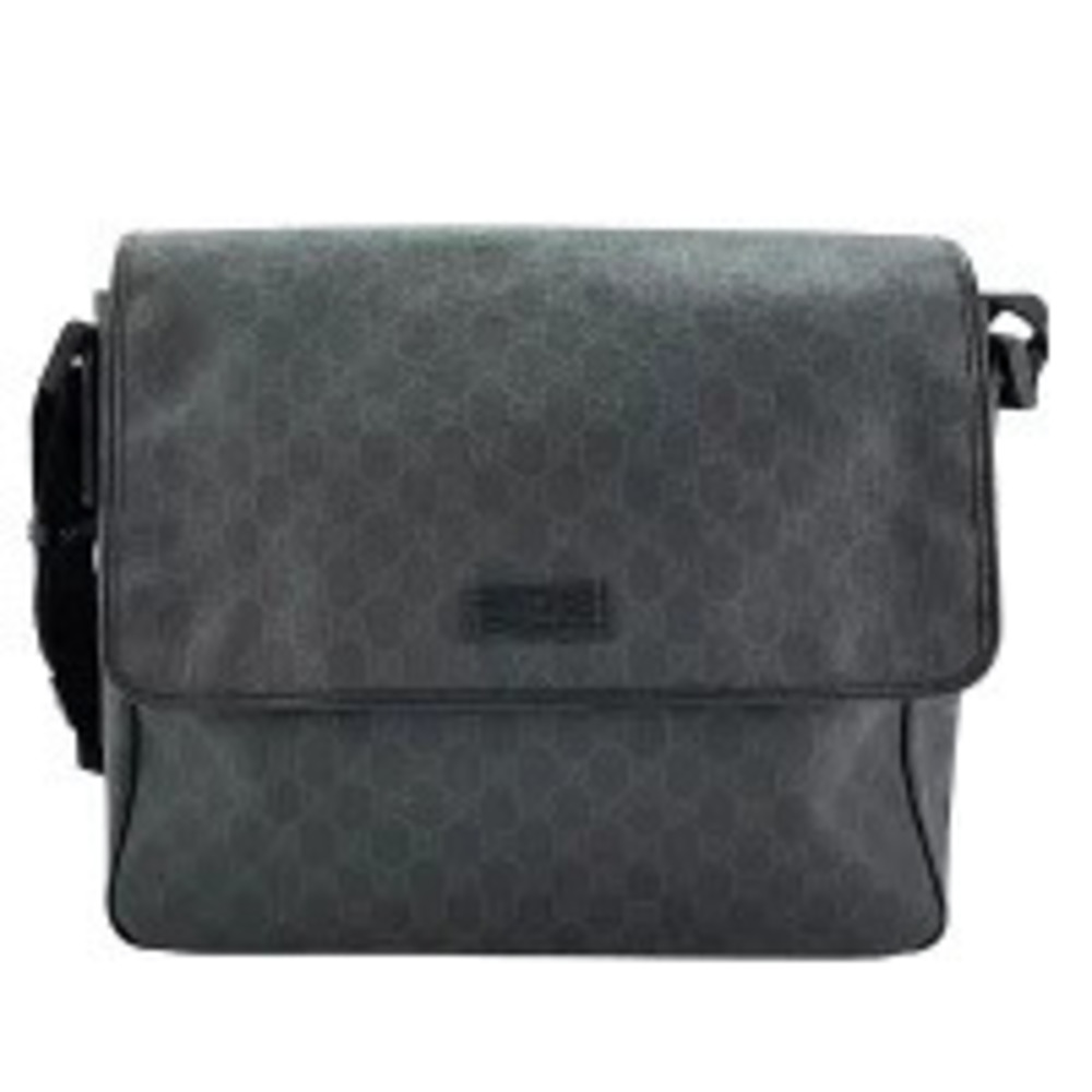 Gucci GG Supreme Messenger Bag Black